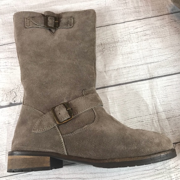Big Girls Mini Boden Suede Boots Size 4.5 - Picture 5 of 15